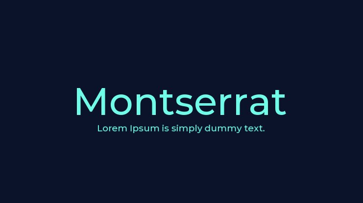 montserrat italic font free download
